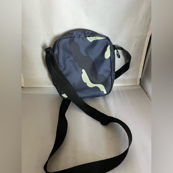 Adidas Women's Camouflage Crossbody Bag - Black and Green - Picture 3 of 9